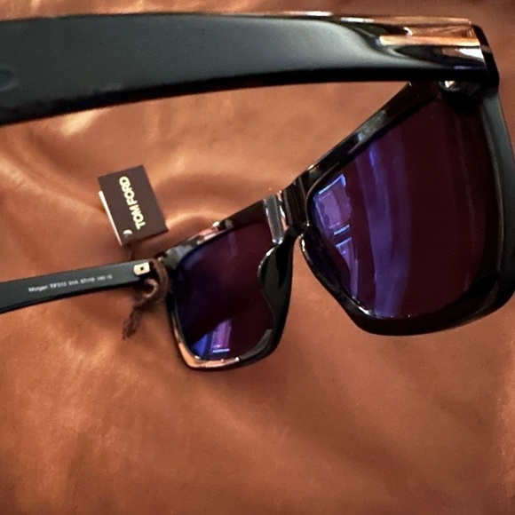 TOM Ford Morgan Square Black TF 513 57MM Unisex Sunglasses NWT main image 6
